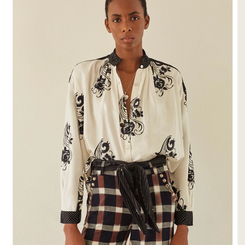 Alix Of Bohemia Kiki Noir Shirt L NWT